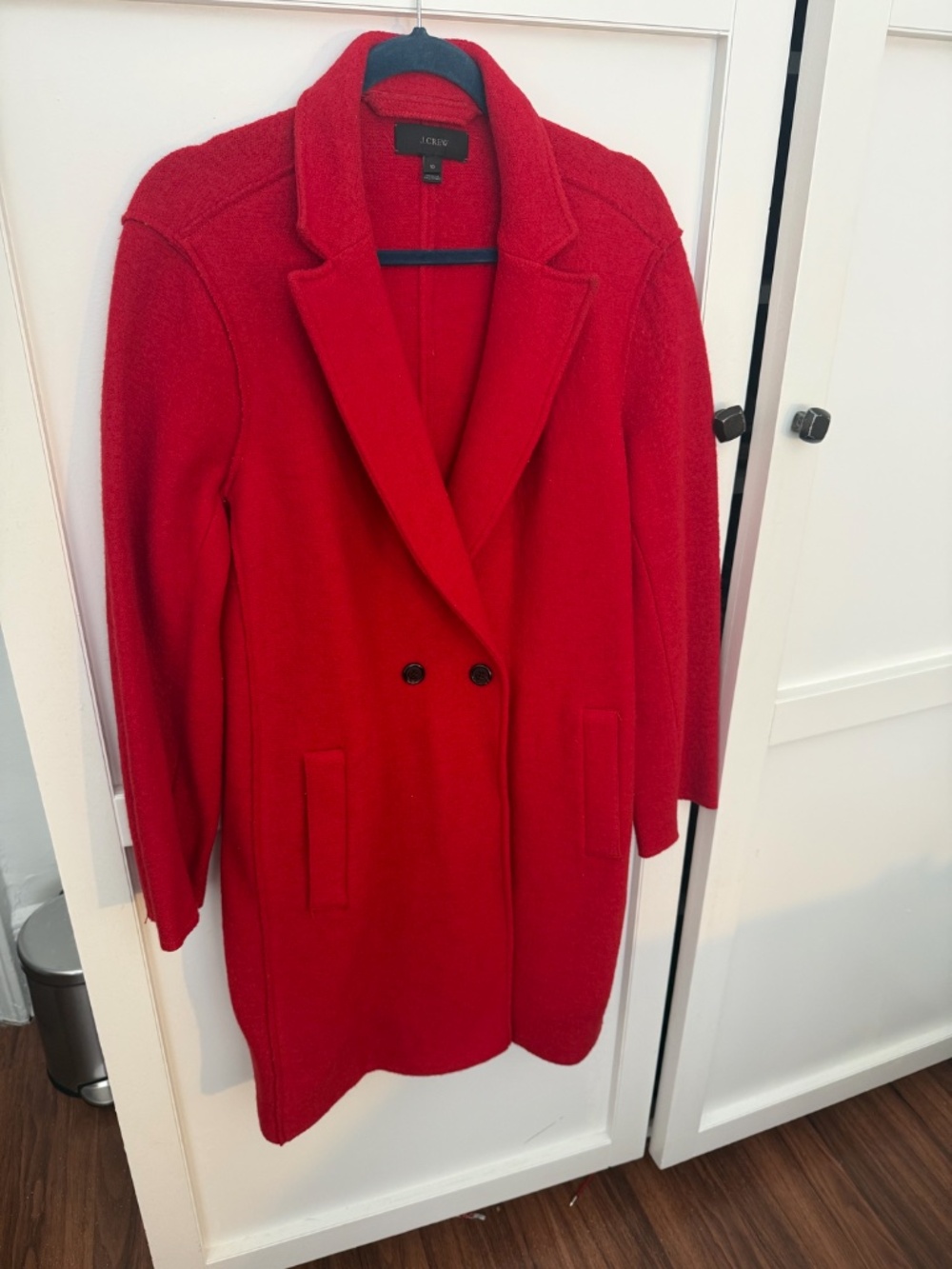 J.Crew Daphne Coat Italian Wool Topcoat Size 10 - Picture 3 of 5